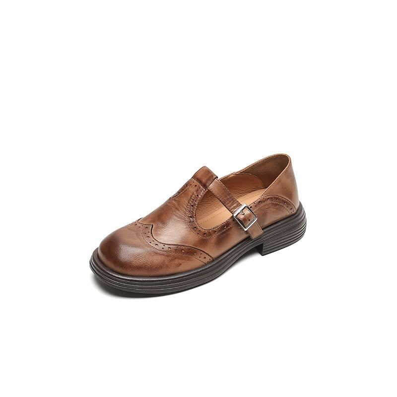 Mattea - Eleganti Mary Jane Realizzate In Pelle
