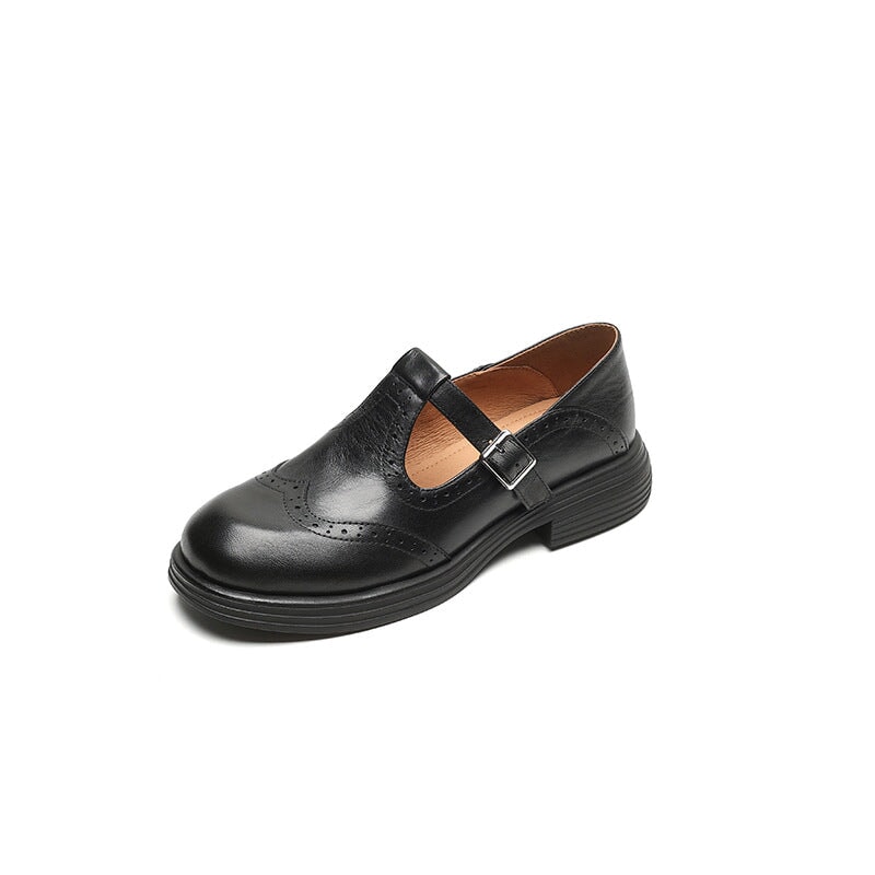 Mattea - Eleganti Mary Jane Realizzate In Pelle