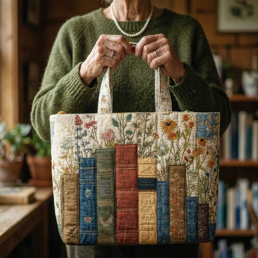 Sac Artisanal Matelassé - Libri e Fiori