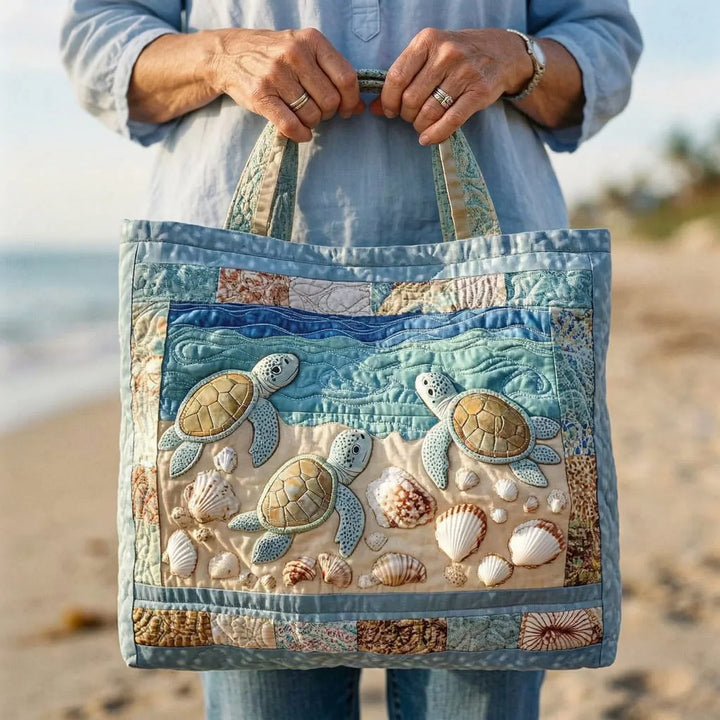 Sac Artigianale Matelassé - Tartarughe Marine
