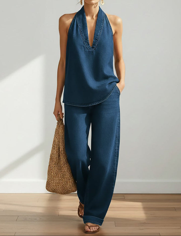 Vittoria - Completo due pezzi in denim