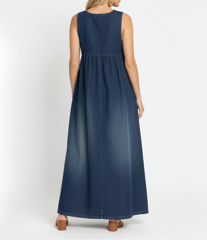 Veronica - Maxi abito in denim vintage