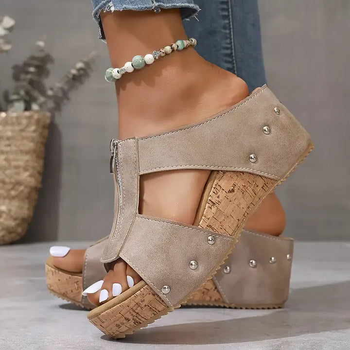 Mariella | Sandali con zeppa di tendenza