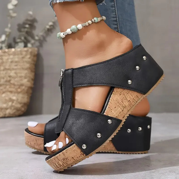 Mariella | Sandali con zeppa di tendenza
