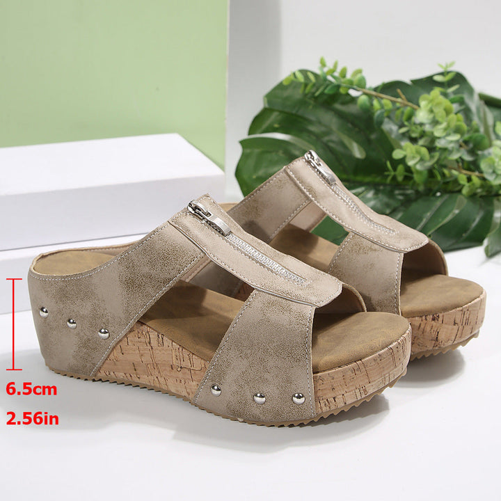 Mariella | Sandali con zeppa di tendenza