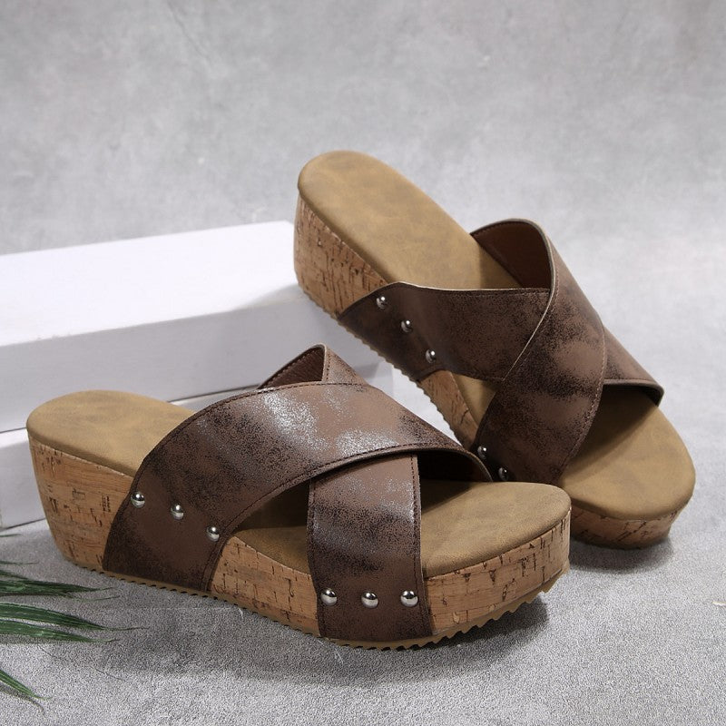Costanza | Sandali con zeppa boho